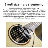 -DOUBLE X0 Guitar Pickup Preamp Soundhole Pickup with Volume &amp; Tone Control for Acoustic Guitar Musical Instrument