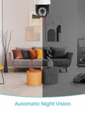 CHPT2 PTZ WiFi IP Dome Camera 1080P 2MP Digital Zoom Wireless Security CCTV Camera Audio Surveillance