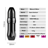 Professional Rocket Tattoo Pen Rotary Tattoo Machine Gun Permanent Makeup Machine Space Aluminum Cartridge Tattoo Gun Equipment