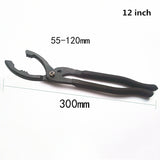 10/12 Inch Oil Filter Wrench Plier Disassembly Dedicated Clamp Filter Grease Wrench Special Tools For Car Repairing