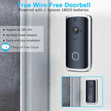 H8 Smart Home Ring Wireless Doorbell Motion Sensor Camera Outdoor Wifi Door Alarm