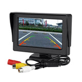 4.3" TFT LCD Car Monitor Car Display Monitor Waterproof Night Vision Reversing Backup For Reverse Rear View Camera DVD VCD