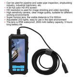 Endoscope Camera Super Horizon Lens Pipe Drain Inspection Camera for Electronics Industry