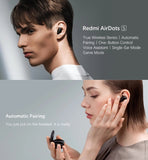 Black For Xiaomi Redmi Airdots 2/Xiaomi Airdots S TWS Wireless Earphone Bluetooth-Compatible AI Control Gaming Headset With Mic