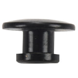 4Pcs Mushroom Head Guitar Strap Buttons Strap for Electric Acoustic Guitar Bass Parts,Black