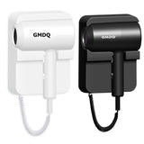 GMDQ Hot&Cold Wind Blow Hair Dryer Electric Wall Mount Bathroom Hotel Negative Ion Blower with USB Bracket