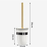 Bathroom Hardware Kit Punch-Free Triangle Space Aluminum Bathroom Shelf Towel Rack Hook Rack Black Gold Tissue Box Toilet Brush
