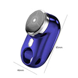 Mini Electric Shaver Beard Trimmer Razor Portable Mini Shaver Low Noise Power Display USB Rechargeable Shaver For Men Razor