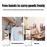 360 Rotation Smart Mobile Phone Selfie Stick Tripod Face Tracking Camera Holder Follow-up Pan Tilt for Photo Vlog Live Gimbal