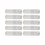 10Pcs 2.5mm Female Adapter Gold‑Plated Female Jack Converter for Smartphones Audios Headphones Female Jack Converter