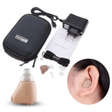 Rechargeable Home Mini Invisible Ear Care Wireless Deafness Sound Voice Amplifier Hearing Aid for Elderly Deaf Adult