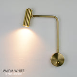 LED Indoor lighting Golden Decor wall lamps 7W with switch for bedroom Bedside Living room Aisle sconces Luminaire Minimalist