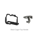 For Panasonic Lumix GH5 /GH5S Camera Cage with Cold Shoe Mount Side Grip Top Handle for Monitor Holder Flash Light DIY Options