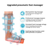 Foot and Calf Massager Leg Massager Air Compression Circulation with Handheld Controller Air Wraps Relax Pain Relief Massagers