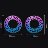 Bicycle 104BCD 54T/56T Round Narrow Wide Chainring Crankset Tooth Plate MTB Wide Chainring Crankset Tooth Plate Bicycle Parts