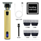 USB Electric Hair Clippers Rechargeable Shaver Beard Trimmer Professional Men Hair Cutting Machine Beard Barber Hair Cut