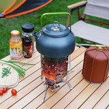 Mini Heater Stove Windshield Camping Gas Heater Stove Portable Warmer Heating Cover for Outdoor Backpacking Hiking