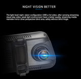Dash cam 4G 10 inch stream media Android Mirror Car Rearview Mirror car dvr ADAS Super night  FHD 1080P