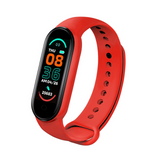 M6 Sport Fitness Pedometer Walk Step Counter Color IPS Screen Smart Bracelet Blood Pressure Wristband Smart Band Men Women Watch