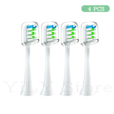 12pcs/Set Replacement Toothbrush Heads For SOOCAS X3/X3U/X5 Sonic Electric Tooth Brush Nozzle Heads Replace Smart Brush Head