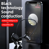 BL09 Ergonomical Bone Conduction Headphones Bluetooth-compatible Wireless Sports Earphone  Stereo Hands-free With Microphone
