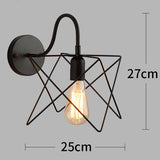 Led Wall Light Retro Loft Industrial Wall Lamp Black E27 Vintage Sconces Wall Lamp Industrial Lighting Fixture Indoor