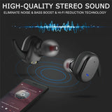 Y30 Smart Digital Display Bluetooth Headset Wireless Mini HIFI Headset Stereo in-Ear Waterproof Sports Earphone With Mic