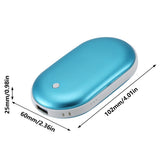 4000/8000mah Cute USB Rechargeable LED Electric Hand Warmer Heater Travel Handy Longlife Mini Pocket Warmer Home Warming Product