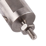 Bike Rim Tester Roller Contact Point for Dial Indicator Roller Depth Gauge Tool 10mm Diameter M2.5 Thread Wheel