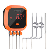 Inkbird IBT-4XC Wireless Rechargabale BBQ Thermometer with 4 Probes For Cooking Meat Food Oven Grilling Thermometer With Timer