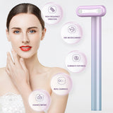 4 in 1 Facial Eye Skin Care Beauty Tools Red Light Therapy Face Neck EMS Microcurrent Face lift Massages Anti-Aging Beauty Wand