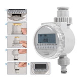 Garden Watering Timer Solar Water Timer Automatic Watering Irrigation Controller System Garden Irrigation Timer with LCD Digital