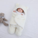 Soft Newborn Baby Wrap Blankets Baby Sleeping Bag Envelope For Newborn Sleepsack 100% Cotton Thicken Cocoon For Baby 0-9 Months