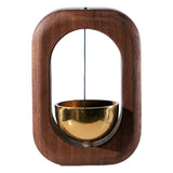Suction Door Wind Chime Solid Wood Door Reminder Bell Quality Gift Door decor