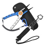 Aluminum Alloy Fishing Pliers Grip With weighing Fish Grip Lip Clamp Grabber Hook Remover Cutter Fishing Braid Line Scissors