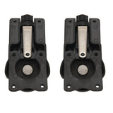 2X Arrival Surf Skate Trucks Alloy 7-Inch Land Surfboard Skateboard Bracket Base Black C7 Bridge Spring Bracket,Black