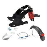 Electric Scooter Rear Shock Absorber Electric Scooter Replacement Accessory with Tail Light for MI Electric Scooter 3