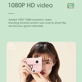 Children Kids Instant Print Camera With Thermal Photo Paper 1080P 12MP Child Birthday Gift Photo Video Digital Cameras For Girls