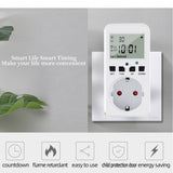 KT028 Digital Timer Switch Electronic 9Hour Programmable Timing Socket EU UK US FR Plug Outlet Kitchen Appliance Time Control
