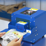 GLF-50 Small Sealing Machine Industrial Grade Temperature Control Speed Heat Roller Speed AC 220V 300W 50Hz 80-180℃ Heat Sealing