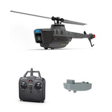 C127 2.4GHz RC Drone 720P Camera 6-Axis Wifi Sentry Helicopter Wide Angle Camera Single Paddle Without Ailerons Spy Drone RC Toy