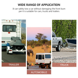 1Pc Tow Strap Useful Good Durable Car Modified Tow Rope Front Bumper Strap Tow Hook Belt