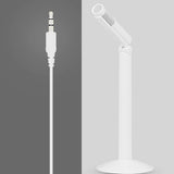 Microphone 3.5mm Plug Condenser Microphone Noise Canceling Microphones For Computer For Video Conference Net Meeting