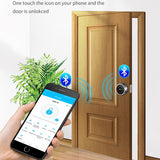 TTLock Smart Fingerprint Printing Door Lock Bluetooth Password Electronic IC Cards Key APP Remote Control Anti-theft Smart Locks