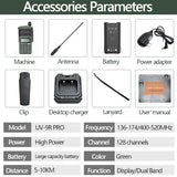 Baofeng UV-9R PRO Waterproof Walkie Talkie Dual Band High Power CB Radio Vhf Uhf CB Ham Radio Upgraded of UV-9R plus Radio