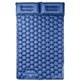Camping Double Sleeping Pad,Self-Inflating Camping Mat&amp;Built-In Foot Pump&amp;Air Pillow,For Backpacking Hiking
