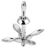 1.5KG Stainless Steel Boat Folding Grapnel Anchor Docking Hardware for Marine Yacht Folding Anchor Folding Anchor Folding