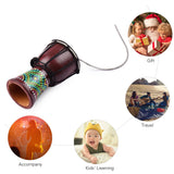 4.7 Inch Spring Drum Thunder Tube Sound Maker Percussion Drum Musical Toy for Performance Pratice Music Education