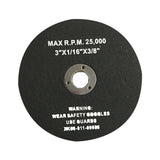 75mm Diameter 9.5mm Bore Size Grinding Wheel Circular Resin Sawblades Metal Cutting Wheel Disc