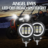 5 Inch 6D Lens Round Square Led Work Light For Car 4WD ATV SUV UTV Trucks Niva 4x4 Offroad Motorcycle 12V 24V Driving Fog Lights